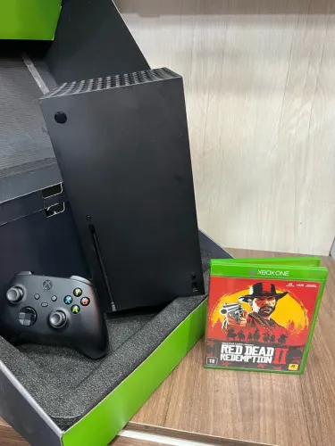 Xbox Séries X + Jogo + Controle | 1 Ano Garantia 