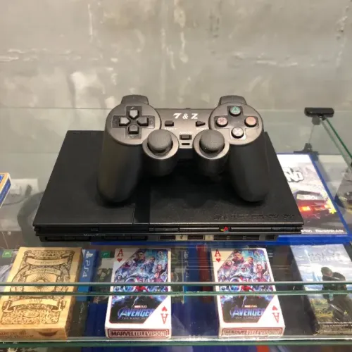 Console PlayStation 2 PS2 Slim + Controle + Cabos | Revisado com Garantia - Geek Games