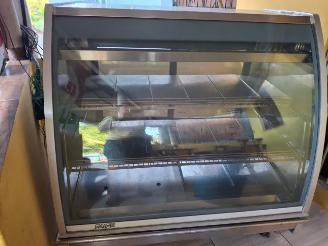 Balcão expositor inox seco