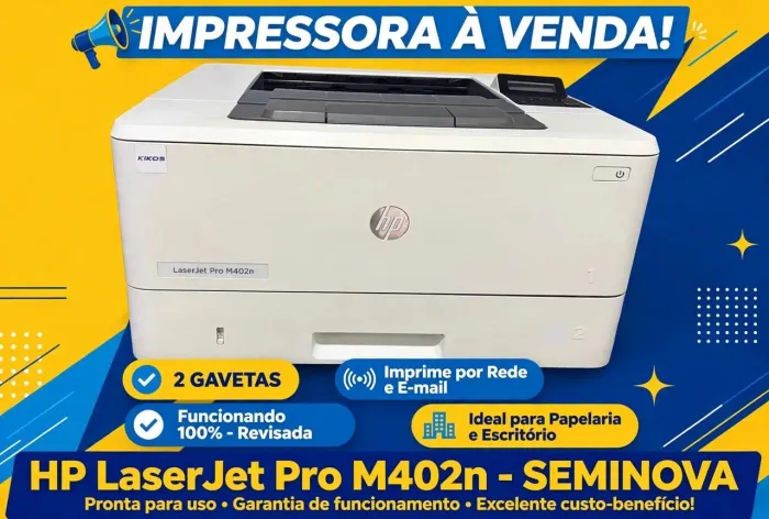 Impressora hp M402n usada