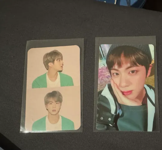 Photocards oficials Jin BTS Persona e YNWA