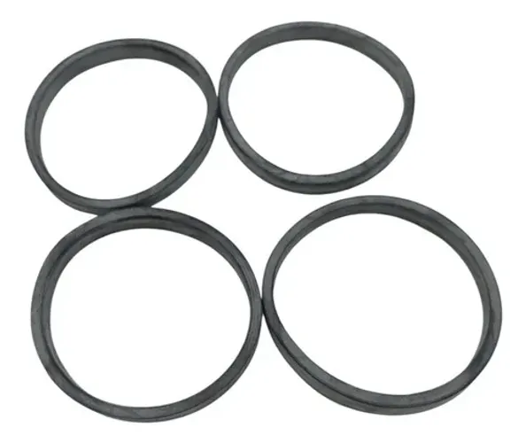 Kit 4 Junta Coletor Admissão Peugeot 206 1.6 16v 2003 2004