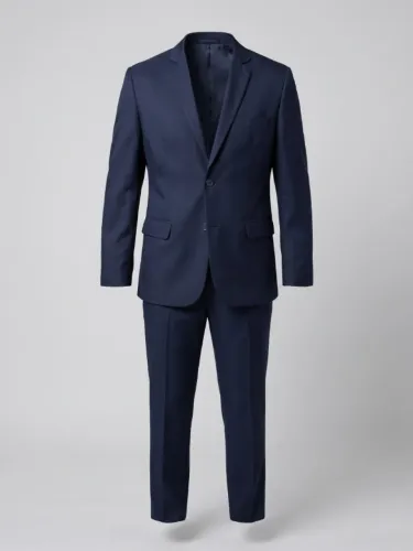 Blazer Terno + Calça Slim Masculino tam 50 azul marinho