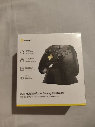 Controle Gamer EasySMX D05 Hall Effect c/ Dock - Novo Lacrado!