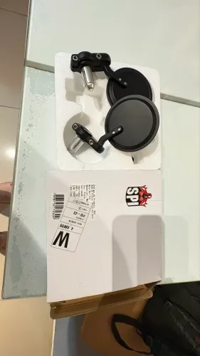 Retrovisor ponta de guidon 22 cm