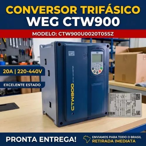 Conversor Trifásico WEG CTW900 - 20A / 220-440V