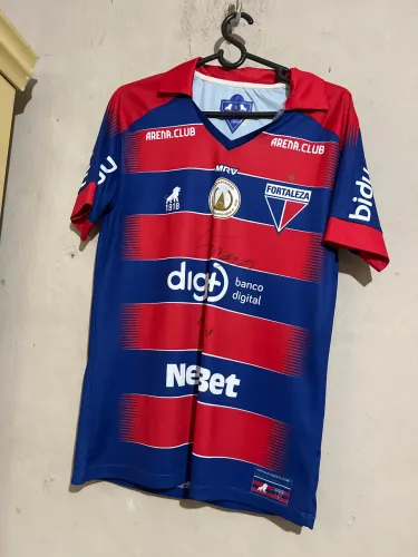 camisa Fortaleza 2019 autografada