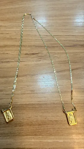 Escapulário ouro 18k 3.8g