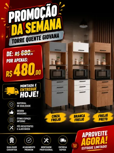 TORRE QUENTE PRA FORNO E MICRO-ONDAS MONTAMOS E ENTREGAMOS HOJE
