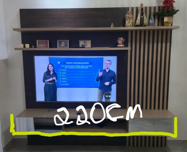 Painel de TV e Espelho 