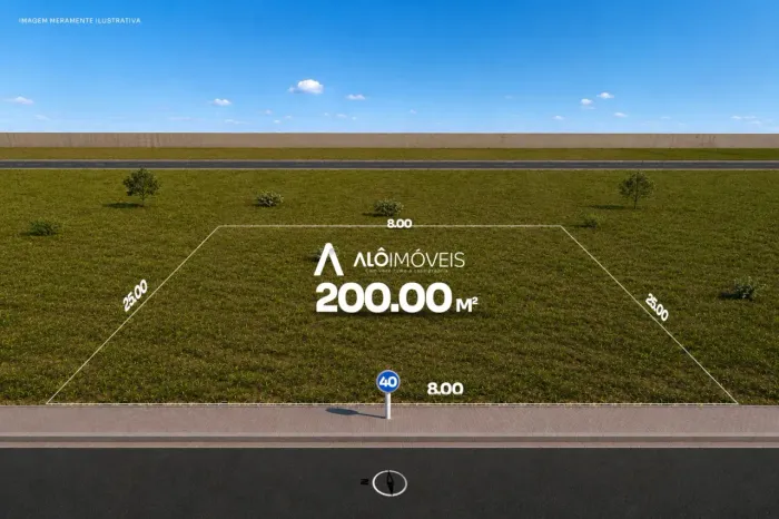 Terreno 200m² em Condomínio | Aymoré Residencial II | Fazenda Rio Grande