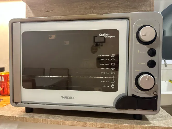 Forno elétrico Nardeli Calábria Gril branco 45l.
