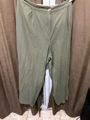 Calça verde Plus size