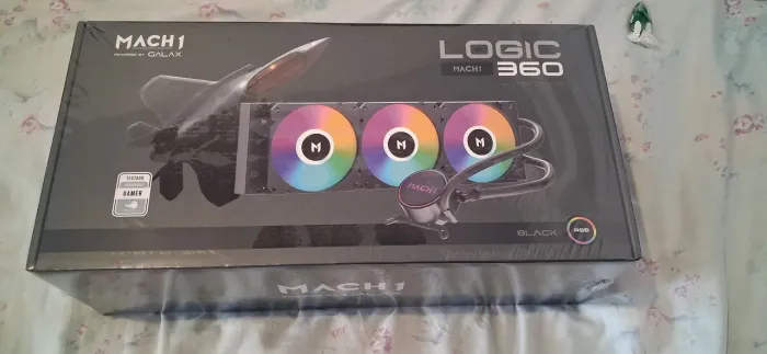 Water Cooler Mach1 Logic - RGB, 360mm, AMD e Intel - GK360