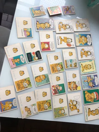 Cartões antigos Garfield