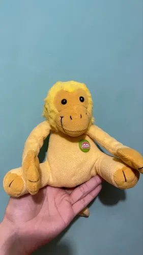 Pelúcia mico Leão dourado guaraná caçulinha