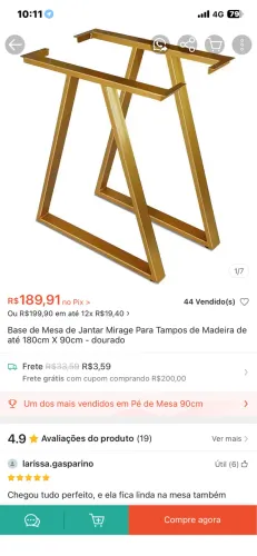 Base de mesa