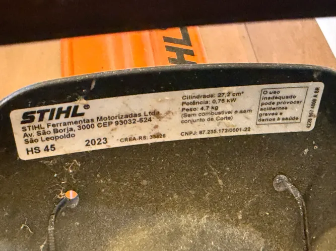 podador stihl combustao hs45 