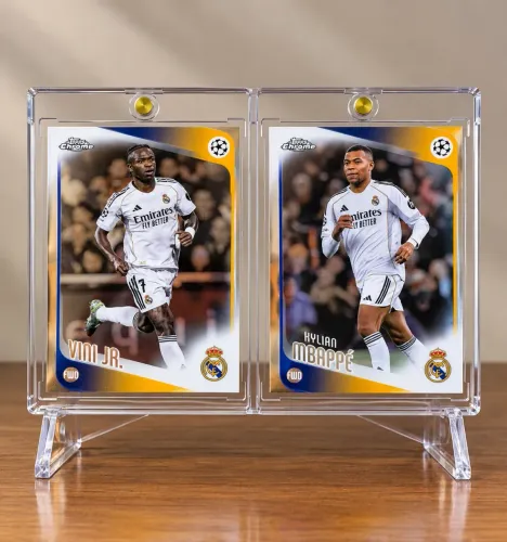 card topps chrome vini jr e mbappe