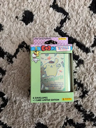 Lata pompompurin panini - colecionável