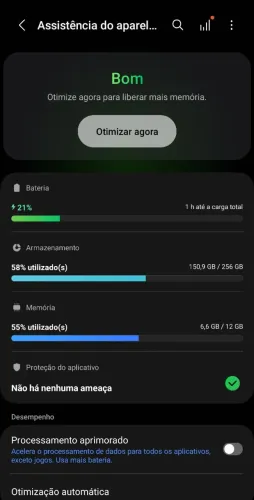 Note 20 ultra - Listras na tela