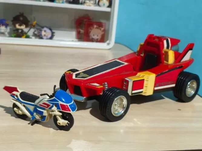 Bandai Jet Striker Power Rangers 1991 + Moto 1992