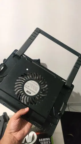 Base ergonômica com cooler led notebook!