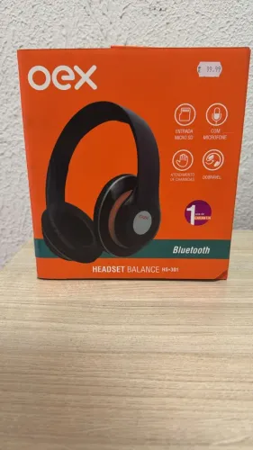 Fone de ouvido hs-301 bluetooth preto