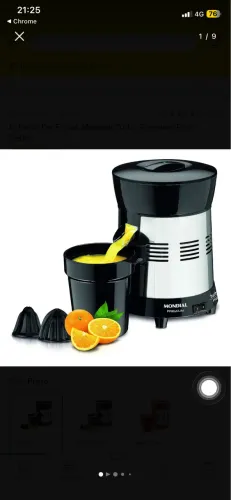 Extrator de suco mondial novo nunca usado