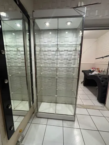Vitrine com led
