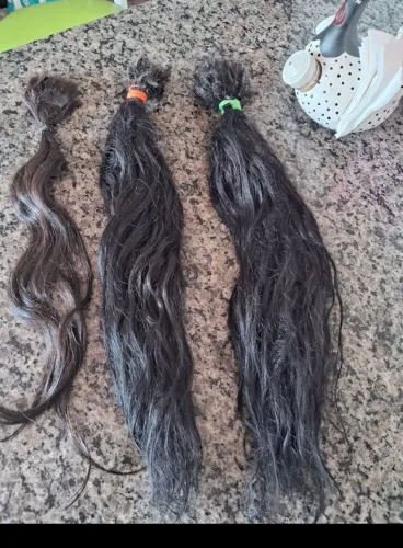 Cabelo liso 150 gramas 55 centímetros