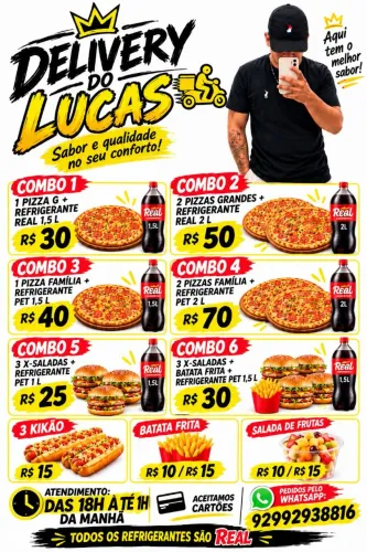 Pizzas e lanches
