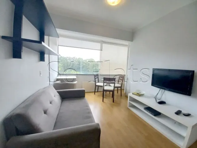 Flat no Morumbi, próximo a Avenida Hebe Camargo e ao Parque Burle Marx. Com entrada imedia