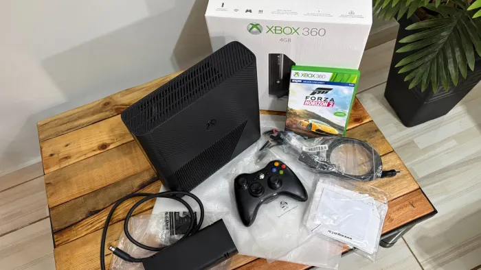 XBOX 360 DESBLOQUEADO + FORZA HORIZON 2 ORIGINAL | COMPLETO NA CAIXA!