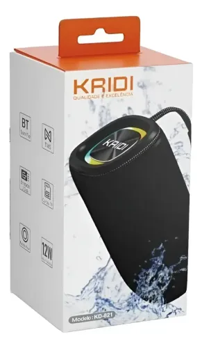 Caixa de Som Bluetooth Kaidi KD-821