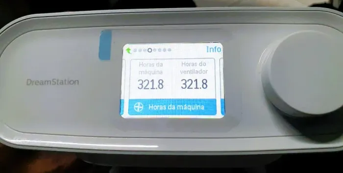 Cpap DreamStation Respironics 321 horas de uso