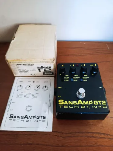 Pedal Tech 21 SansAmp GT2 - Simulador de Amplificador Analógico - Original