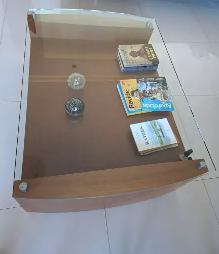 Mesa de centro sala de televisão, tamanho 80x110