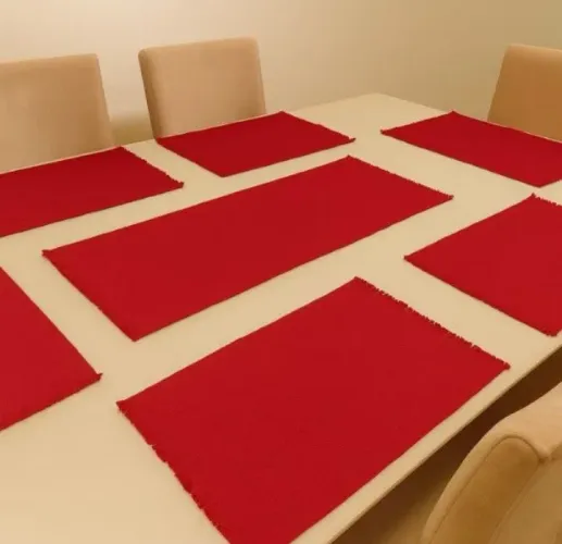 Jogo americano para mesa 7 peças 