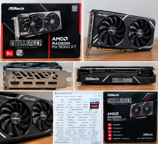 ASRock RX 9060 XT 8 GB Challenger OC