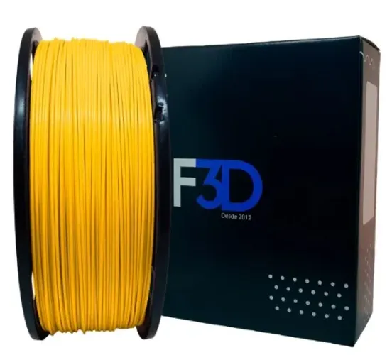 Filamento ABS Premium Amarelo 1kg 1,75mm