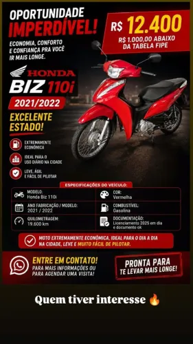 Biz110i única dona