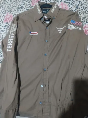 Camisa Texar Farm - M Original Bordada
