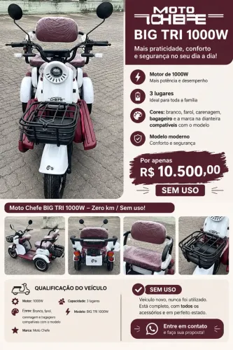 Moto Chef Big Tri 1.000W