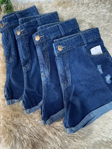 Shorts jeans feminino 