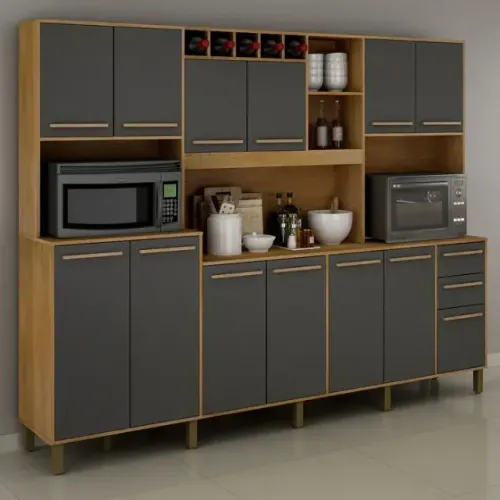 Kit Cozinha Gigante 2,53 com 13 Portas NOVO