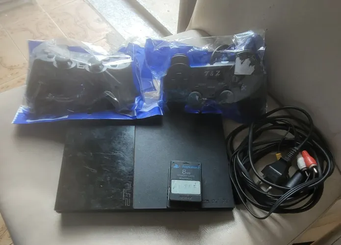 Ps2 completo 2 controles