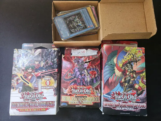 Card Game Yugioh 4 decks originais