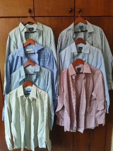 ? LOTE COM 7 CAMISAS MASCULINAS IMPORTADAS