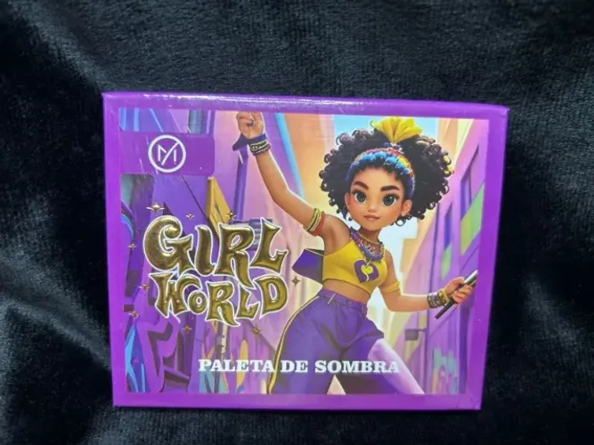 paleta de sombras - girl world